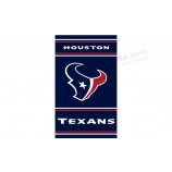 Groothandel custom nfl houstan textans 3'x7 'polyester vlaggen verticaal