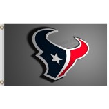 Venta al por mayor personalizada nfl houstan textans 3'x7 'insignia de banderas de poliéster