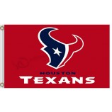 En gros personnalisé nfl houstan textans drapeaux en polyester 3'x7 '