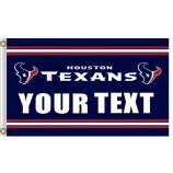 Großhandelsgewohnheit nfl Houstan Textans 3'x7 Polyester kennzeichnet Ihren Text