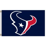 Großhandelsgewohnheit nfl Houstan Textans 3'x7 'Polyester kennzeichnet Logo