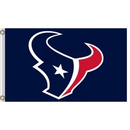 Großhandelsgewohnheit nfl Houstan Textans 3'x7 'Polyester kennzeichnet Logo