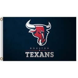 批发定制nfl houstan textans 3'x7'涤纶旗头