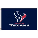 Großhandelsgewohnheit nfl Houstan Textans 3'x7 'Polyester kennzeichnet Blau