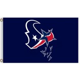 Großhandelsgewohnheit nfl Houstan Textans 3'x7 'Polyester kennzeichnet Logo