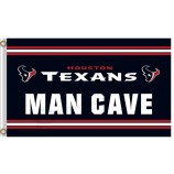 Al por mayor alto-End nfl houstan textans 3'x7 'banderas de poliéster hombre cueva