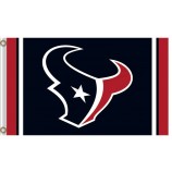 Großhandel hoch-Ende nfl Houstan Textans 3'x7 'Polyesterflaggenlogo
