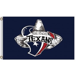 Wholesale high-end NFL Houstan Textans 3'x7' polyester flags