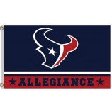 Großhandel hoch-Ende nfl Houstan Textans 3'x7 'Polyester kennzeichnet Loyalität