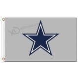 Al por mayor alto-End nfl dallas cowboys logo de banderas de poliéster de 3'x5 '