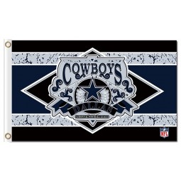 Nfl dallas cowboys 3'x5'涤纶旗复古