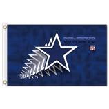 Atacado nfl dallas cowboys 3'x5 'estrelas de bandeiras de poliéster