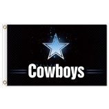 Groothandel nfl dallas cowboys 3'x5 'polyester vlaggen sterrenhemel