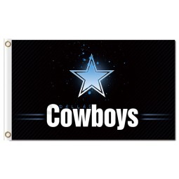 Wholesale NFL Dallas Cowboys 3'x5' polyester flags starry sky