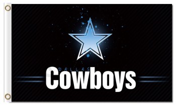 Wholesale NFL Dallas Cowboys 3'x5' polyester flags starry sky