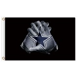 Nfl dallas cowboys 3'x5 'полиэфирные перчатки для индивидуальной продажи