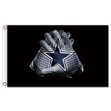 Nfl dallas cowboys 3'x5'涤纶旗手套定制销售