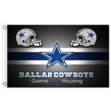 Nfl Dallas Cowboys 3'x5 'Polyester Flaggen Spieltag Gehäuse für den Sonderverkauf