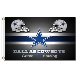 Nfl Dallas Cowboys 3'x5 'Polyester Flaggen Spieltag Gehäuse für den Sonderverkauf