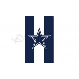 Nfl Dallas Cowboys 3'x5 'Polyester kennzeichnet vertikale Stange für Sonderverkauf