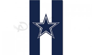 Nfl Dallas Cowboys 3'x5 'Polyester kennzeichnet vertikale Stange für Sonderverkauf