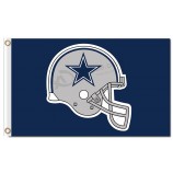 Nfl dallas cowboys 3'x5 'poliéster bandeiras capacete para venda personalizada