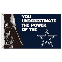 Nfl dallas cowboys 3'x5'涤纶旗帜明星战争定制销售