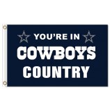 NFL Dallas Cowboys 3'x5' polyester flags Cowboys country for custom sale