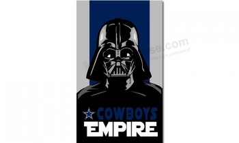 Wholesale custom NFL Dallas Cowboys 3'x5' polyester flags Empire for custom sale