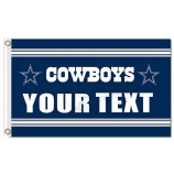 Al por mayor customnfl dallas cowboys 3 'x 5' poliéster banderas su texto para la venta de encargo