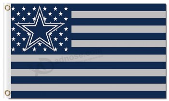 Nfl dallas cowboys 3'x5 'bandeiras de poliéster estrelas listras para venda personalizada