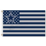 Nfl dallas cowboys 3'x5 'banderas de poliéster con rayas de estrellas para una venta personalizada