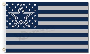 Nfl dallas cowboys 3'x5 'banderas de poliéster con rayas de estrellas para una venta personalizada