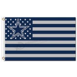 Nfl dallas cowboys 3'x5 'polyester vlaggen sterren strepen voor op maat gemaakte verkoop