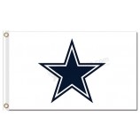 NFL Dallas Cowboys 3'x5' polyester flags logo for custom sale