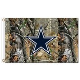 NFL Dallas Cowboys 3'x5' polyester flags camo for custom sale