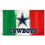 NFL Dallas Cowboys 3'x5' polyester flags three colors for custom sale