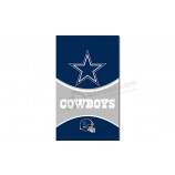 NFL Dallas Cowboys 3'x5' polyester flags vertical banner for custom sale