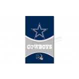 Nfl dallas cowboys 3'x5 'bandeiras de poliéster banner vertical para venda personalizada