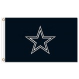 NFL Dallas Cowboys 3'x5' polyester flags logo dark for custom sale