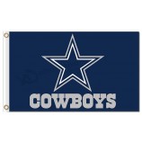 Nfl dallas cowboys 3'x5 'poliestere bandiere logo per vendita personalizzata