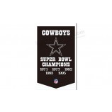NFL Dallas Cowboys 3'x5' polyester flags pentagon for custom sale