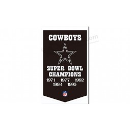 NFL Dallas Cowboys 3'x5' polyester flags pentagon for custom sale