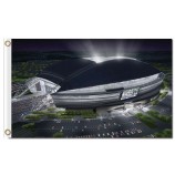 Nfl dallas cowboys estadio de banderas de poliéster de 3'x5 'para la venta personalizada