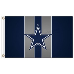 Nfl Dallas Cowboys 3'x5 'Polyester kennzeichnet vertikale Linien für Sonderverkauf