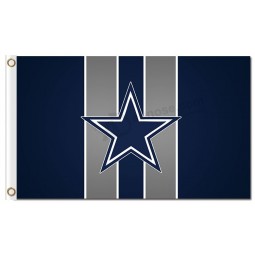 Nfl dallas cowboys 3'x5'涤纶旗垂直线定制销售
