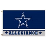 NFL Dallas Cowboys 3'x5' polyester flags allegiance for custom sale