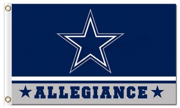 Nfl dallas cowboys 3'x5 'lealdade de bandeiras de poliéster para venda personalizada