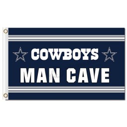 Nfl dallas cowboys 3'x5 'poliestere flags man cave per la vendita personalizzata