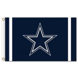 Nfl dallas cowboys 3'x5 'poliéster bandeiras logotipo para venda personalizada